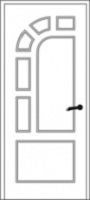 Vidaus šarvuotos durys - Šarvuotos durys butams - Durų raižiniai, raštai - D-24