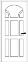 Vidaus šarvuotos durys - Šarvuotos durys butams - Durų raižiniai, raštai - D-30
