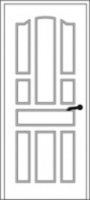 Vidaus šarvuotos durys - Šarvuotos durys butams - Durų raižiniai, raštai - D-21